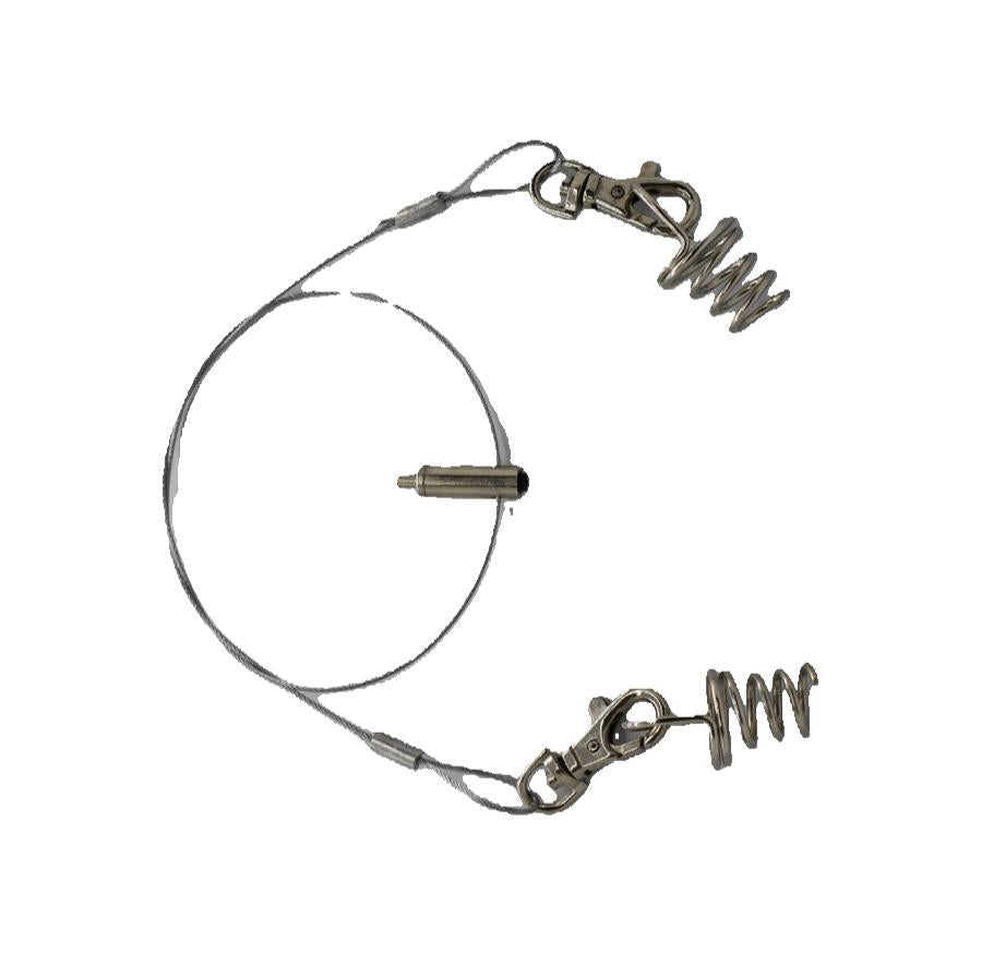 Acoustic baffle suspension hanger