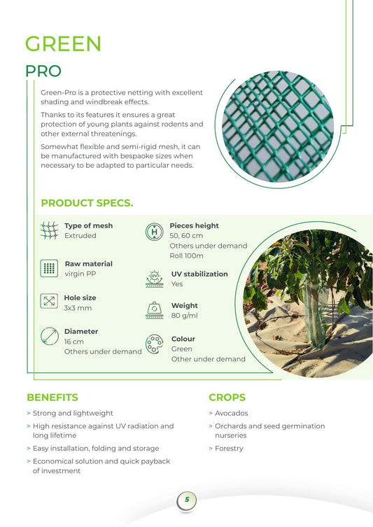 Green Pro Protective Netting Sleeve